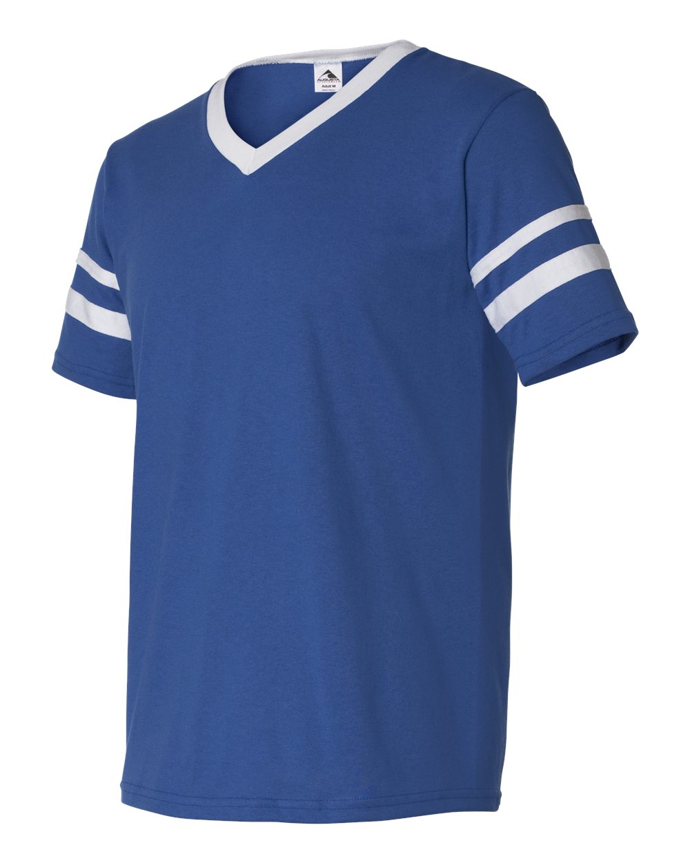 V-Neck Jersey with Striped Sleeves - 360 93