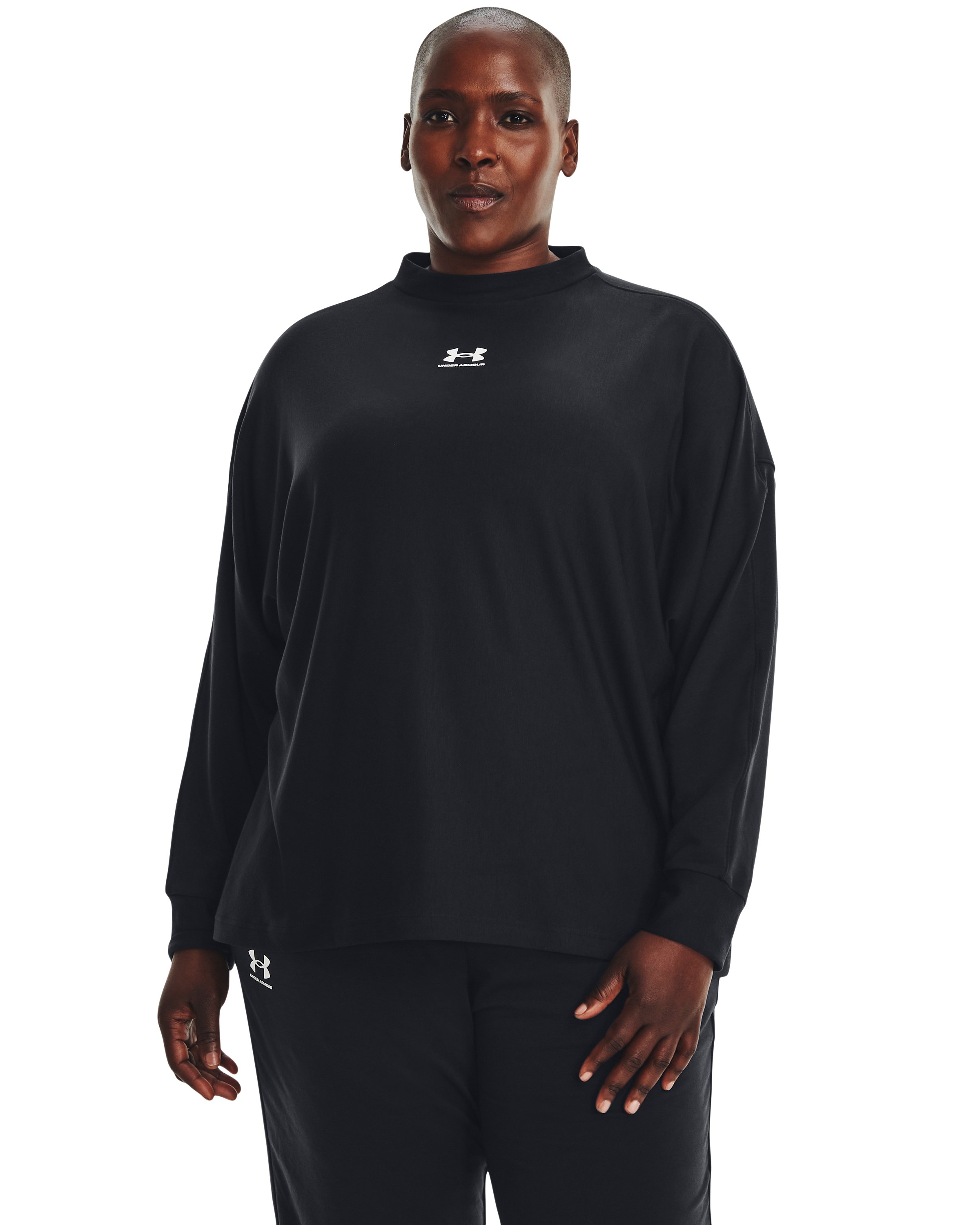 Women's UA Rival Terry Oversized Crew 3