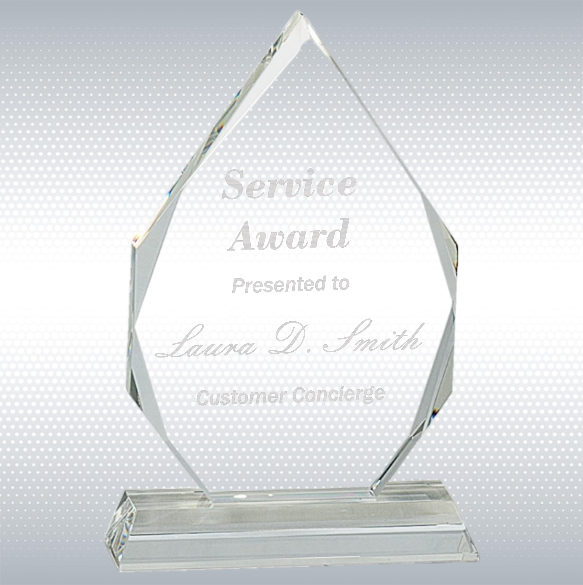 Prism Optical Crystal Award (9"x 5.5") 8