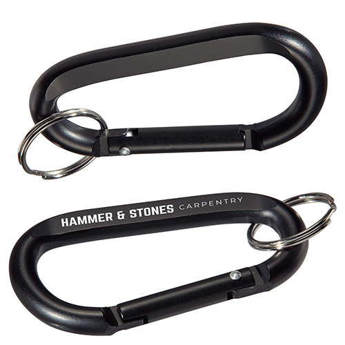 Aluminum Carabiner with Key Ring 14