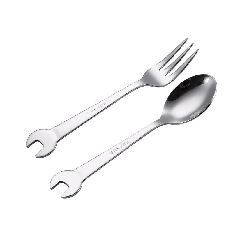 Stainless Steel Spanner Spoon/ Fork 1