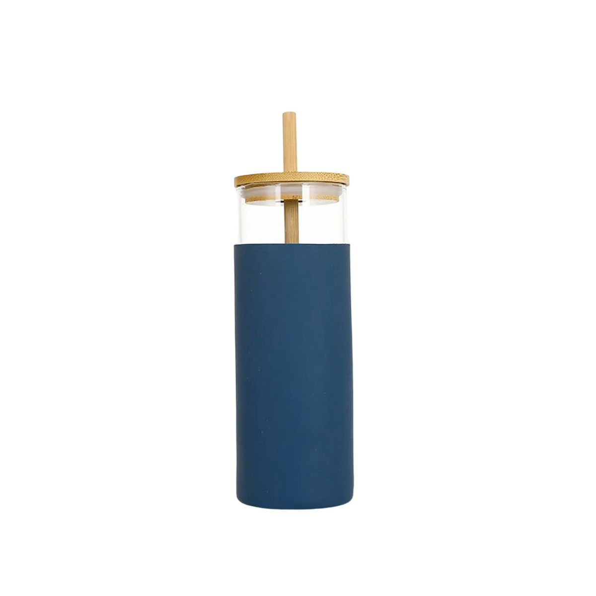 Reusable Glass Bottle with Silicone Sleeve 2