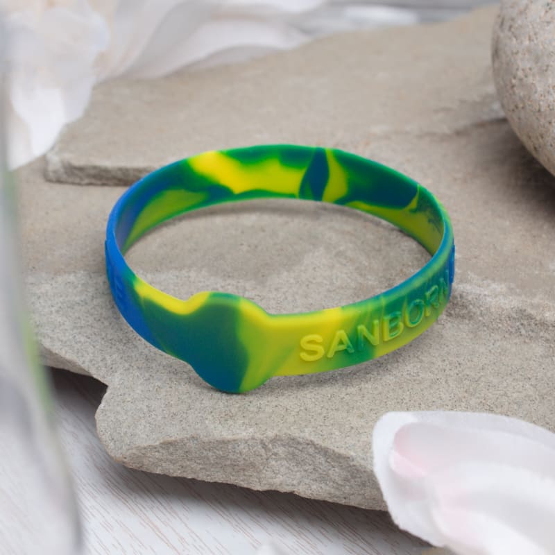 1/2 Inch Embossed Figured Wristbands 50