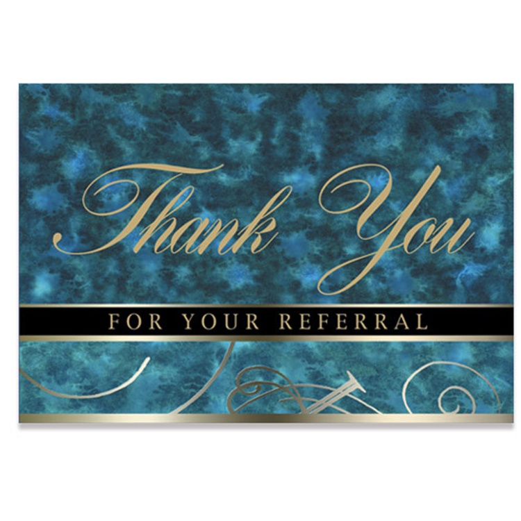 Blue Marble Referral Thank You Card 3
