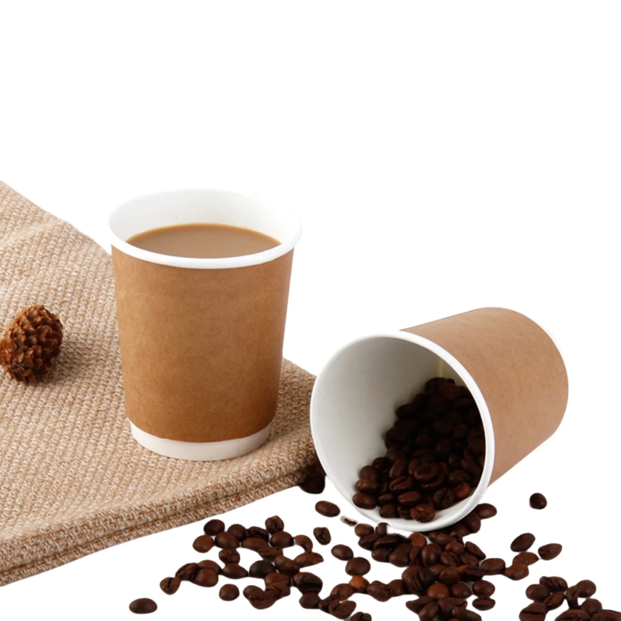 16oz Disposable Kraft Paper Cup 4