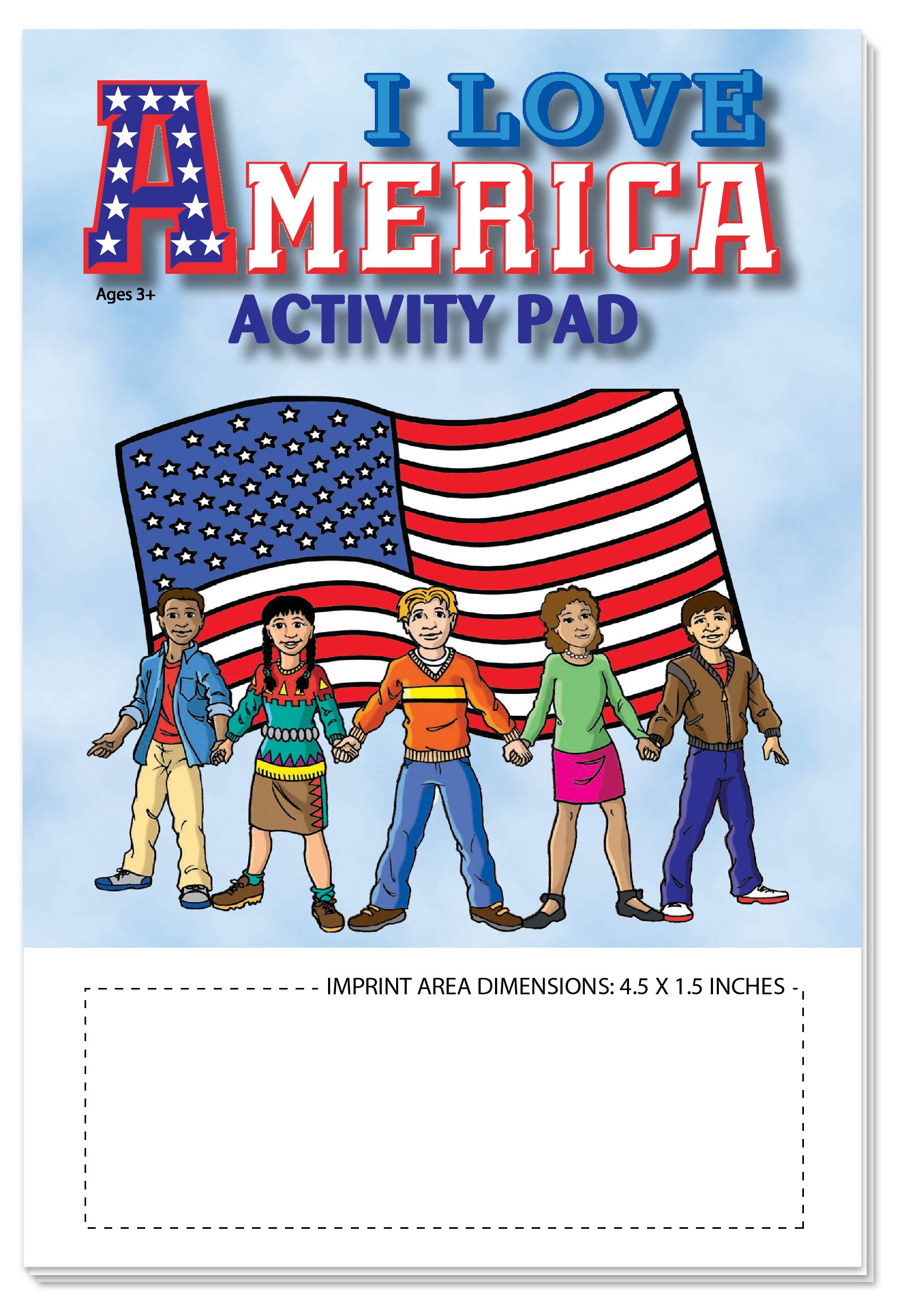 ACTIVITY PAD - I Love America Activity Pad 4