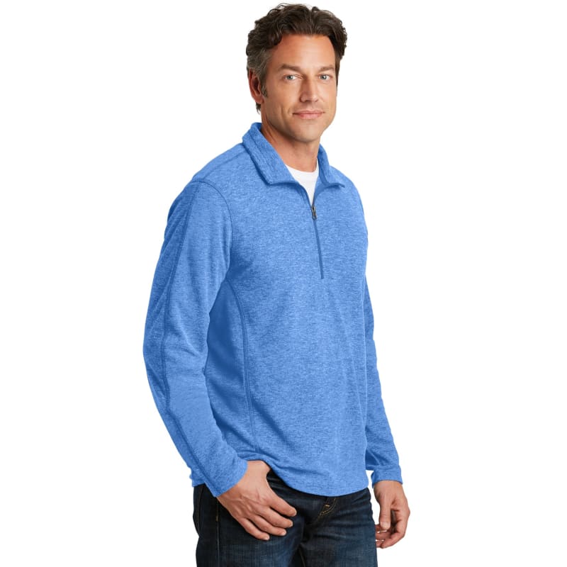Port Authority Heather Microfleece 1/2-Zip Pullover. 15