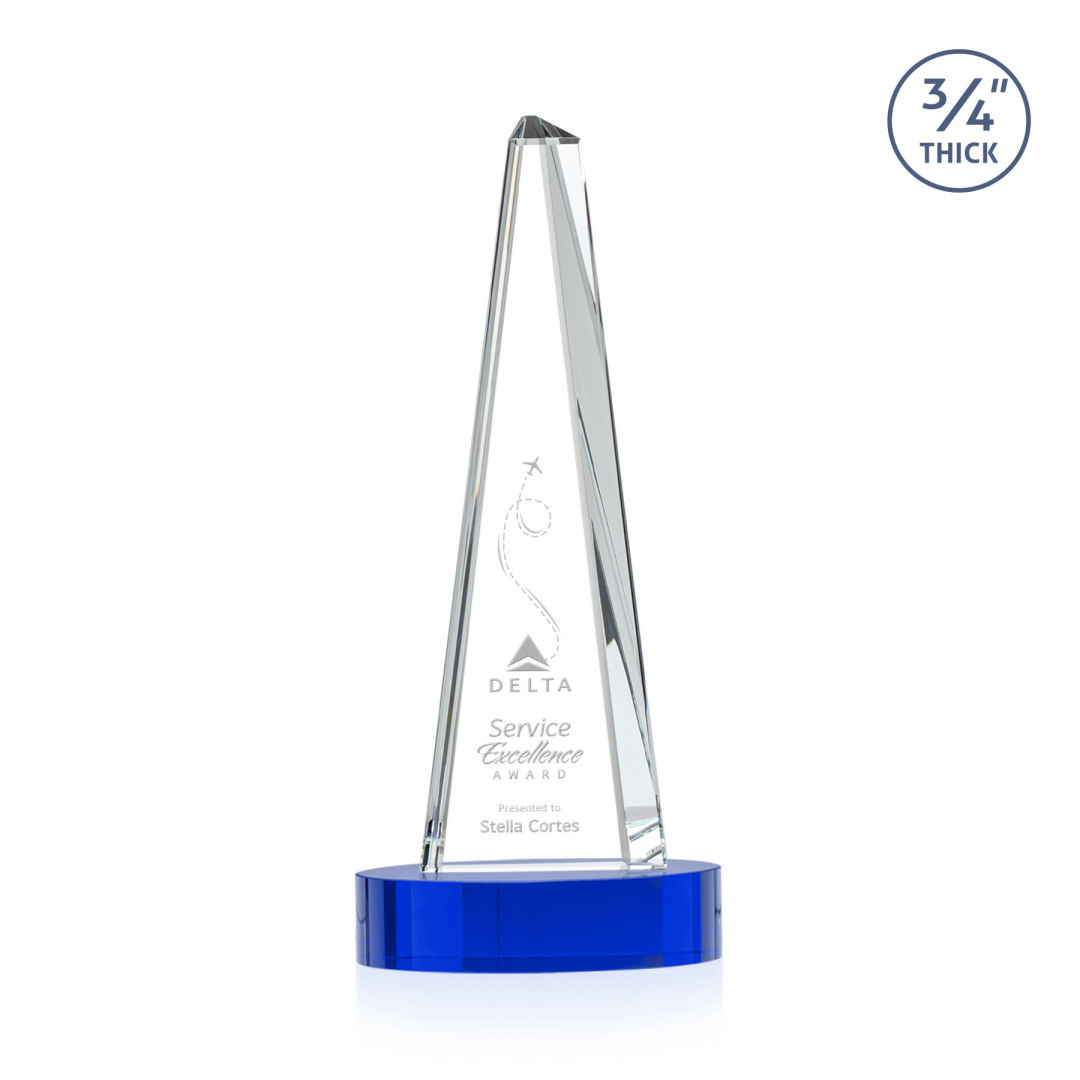 Majestic Tower Award on Alberton Base - Blue 6