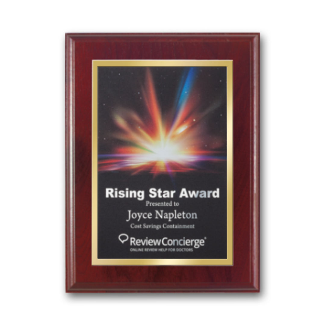 SpectraPrint™ Plaque - Mahogany Gold 2