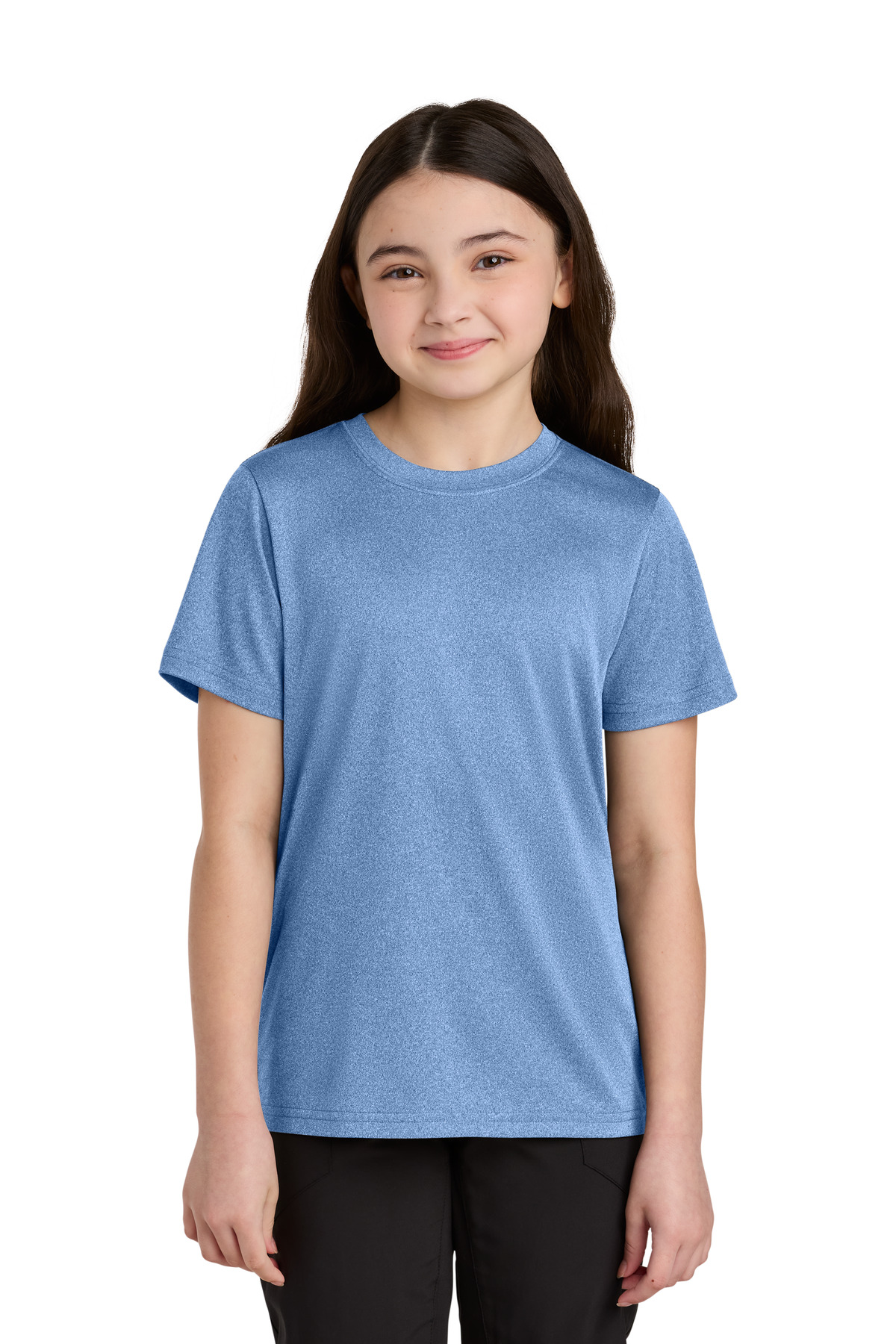 Port & Co Youth Heather Performance Tee PC390Y 33