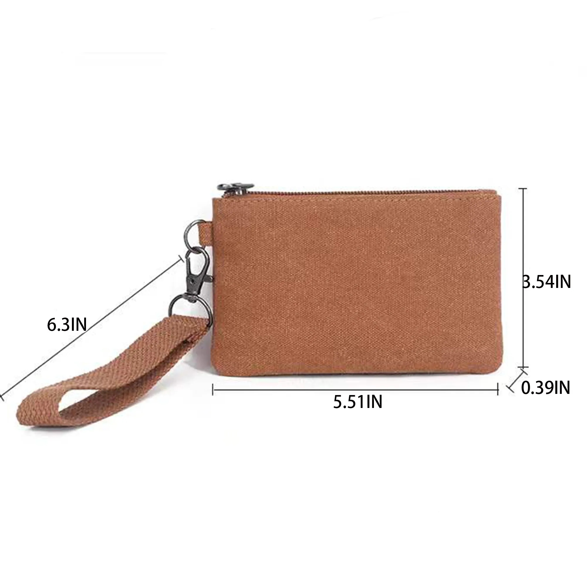 New Canvas Coin Purse With Customizable Logo 3