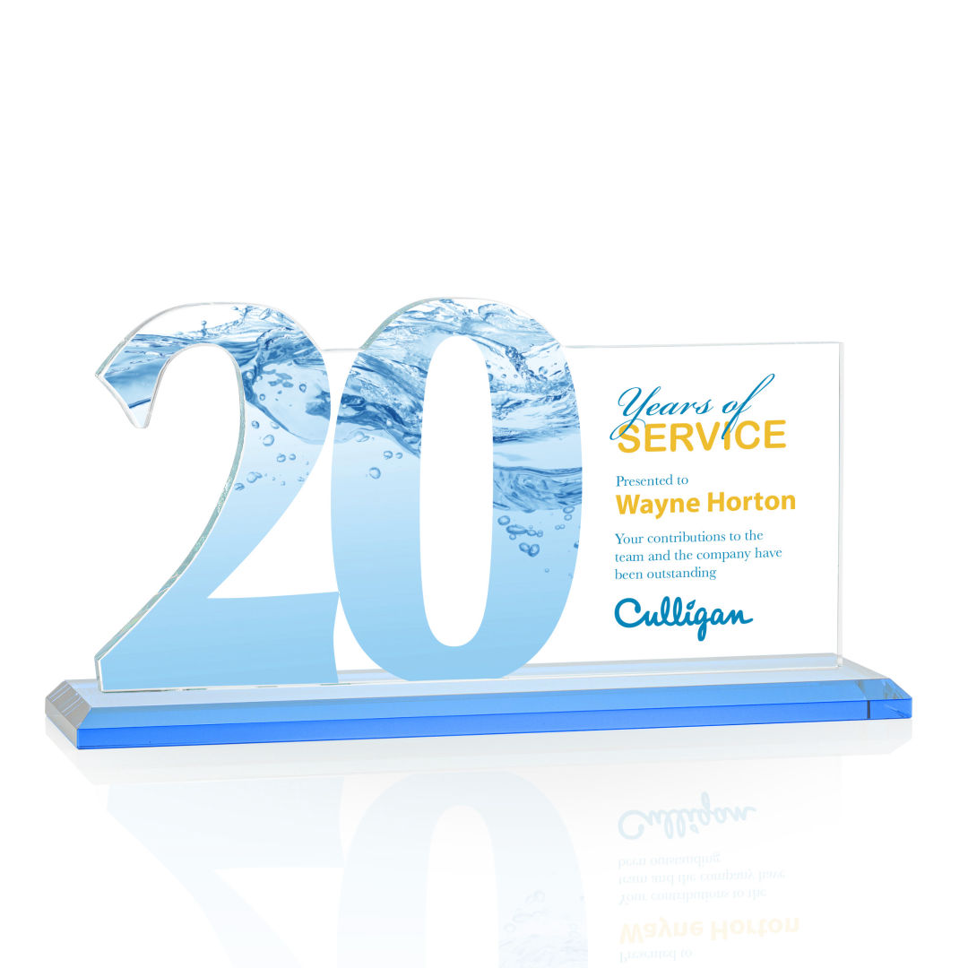 Hazelton VividPrint™ Award - Sky Blue 3