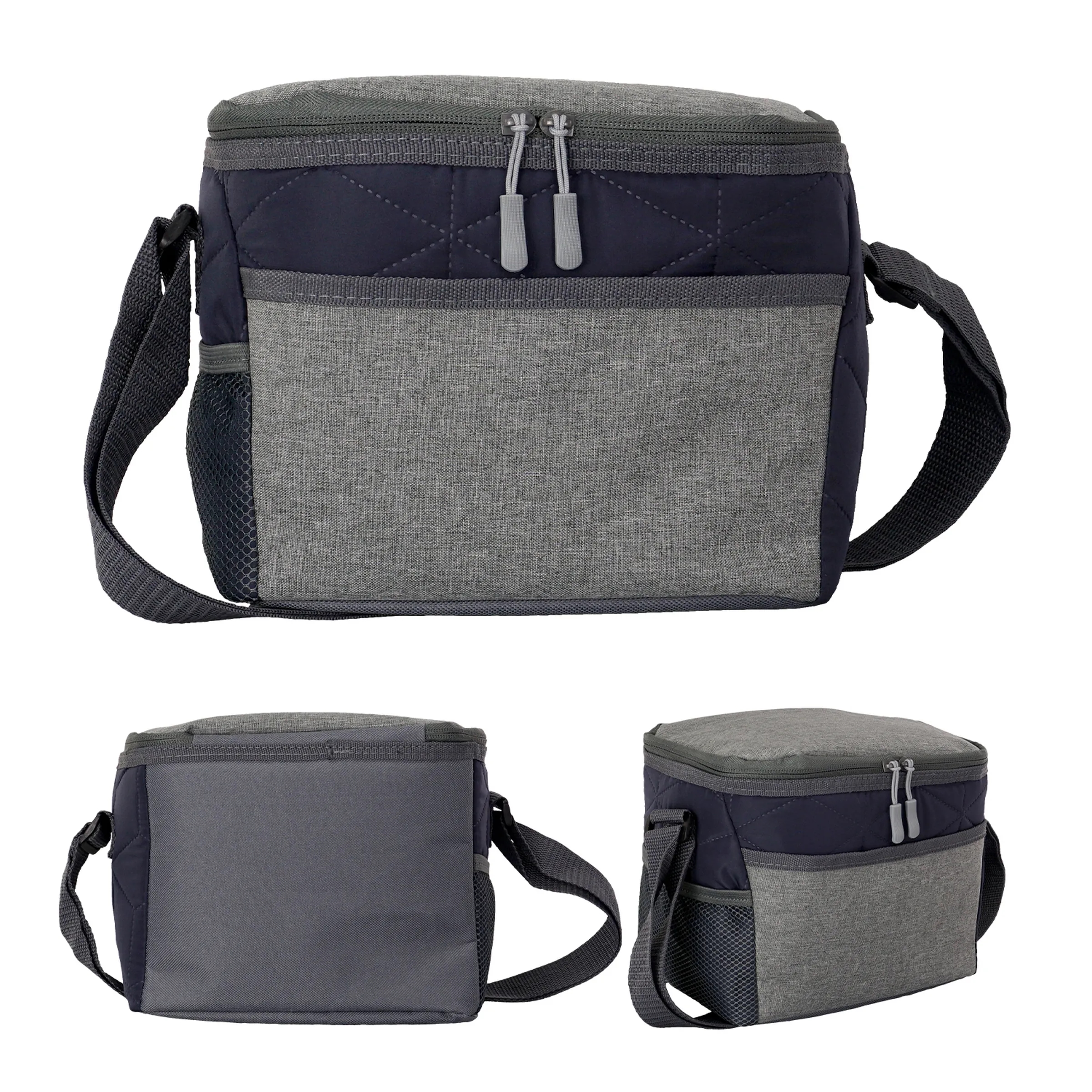QUILTED EMBLEM LUNCH COOLER 4