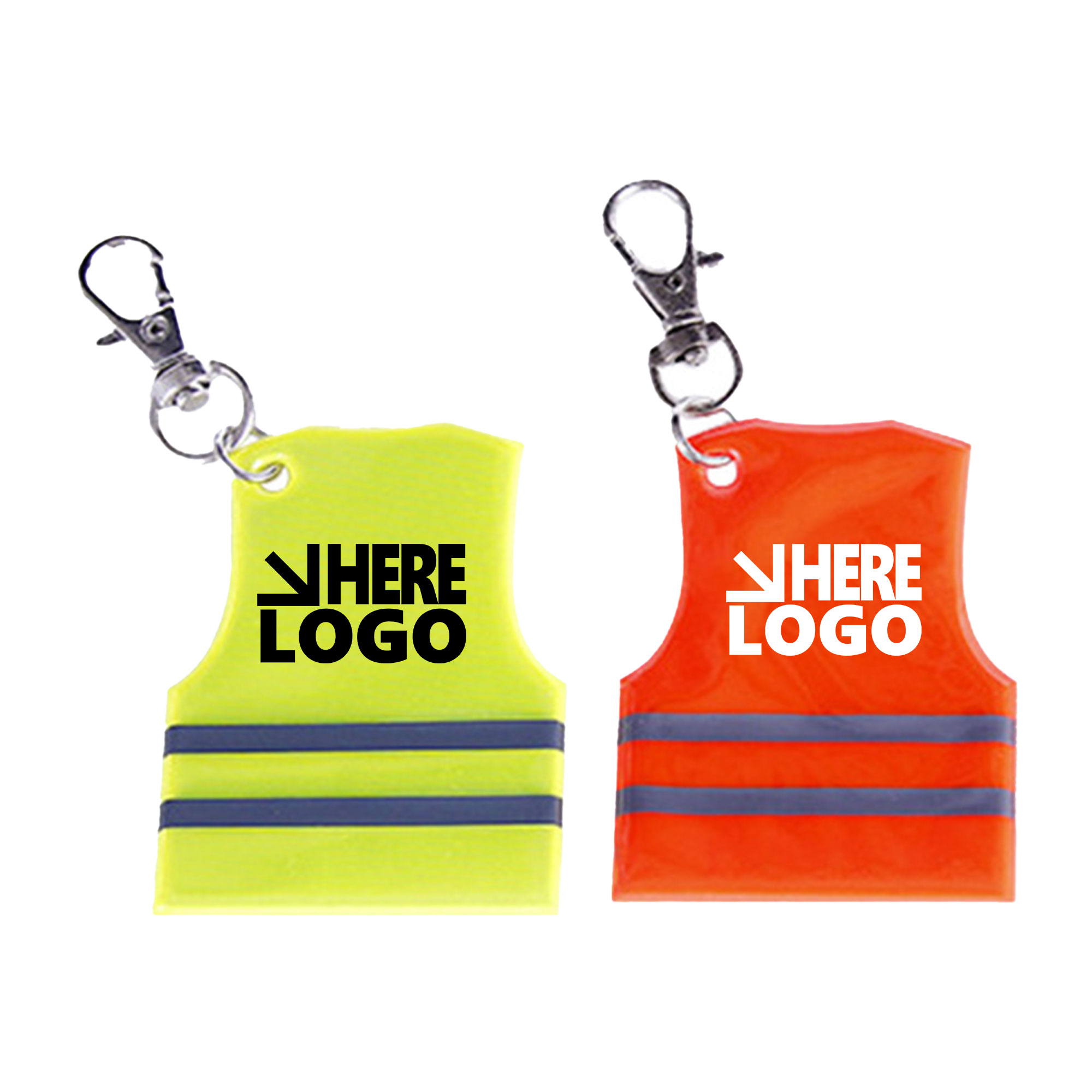 MOQ 20 Reflective Safety Vest Key Tag 1