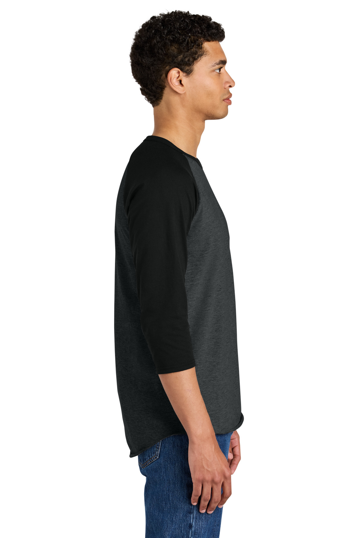 Jerzees Unisex Premium Blend Combed Ring Spun 3/4-Sleeve Raglan 560R 43
