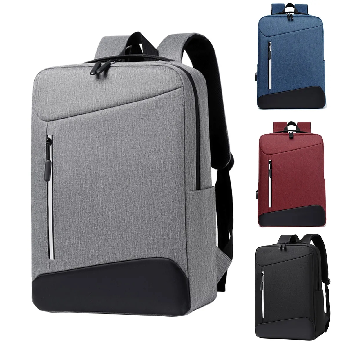 Travel Waterproof USB Laptop Backpack 2