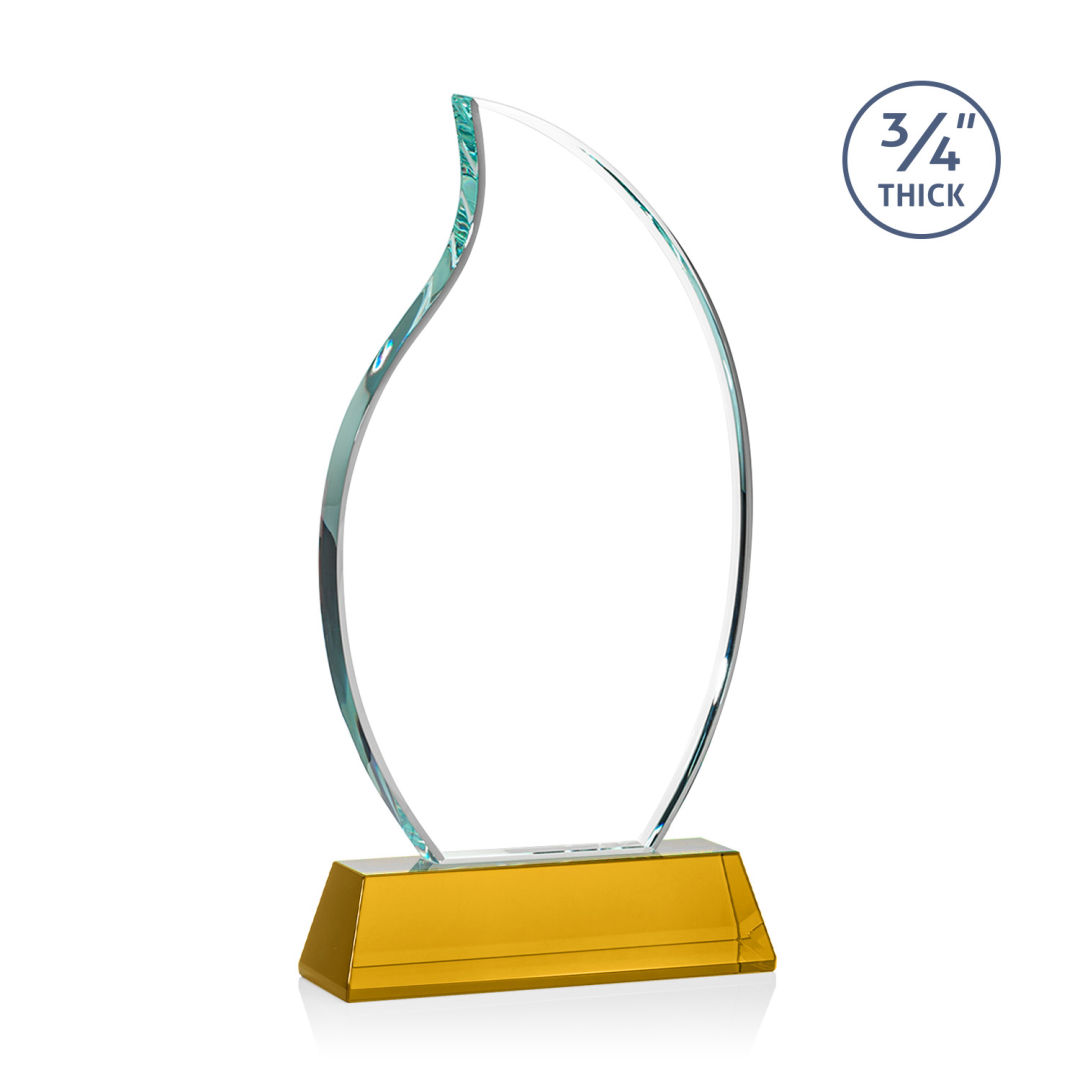 Croydon VividPrint™ Award on Newhaven Base - Amber 2