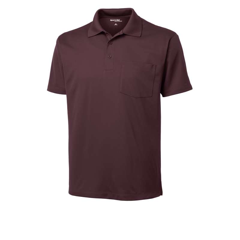 Sport-Tek Micropique Sport-Wick Pocket Polo. 28