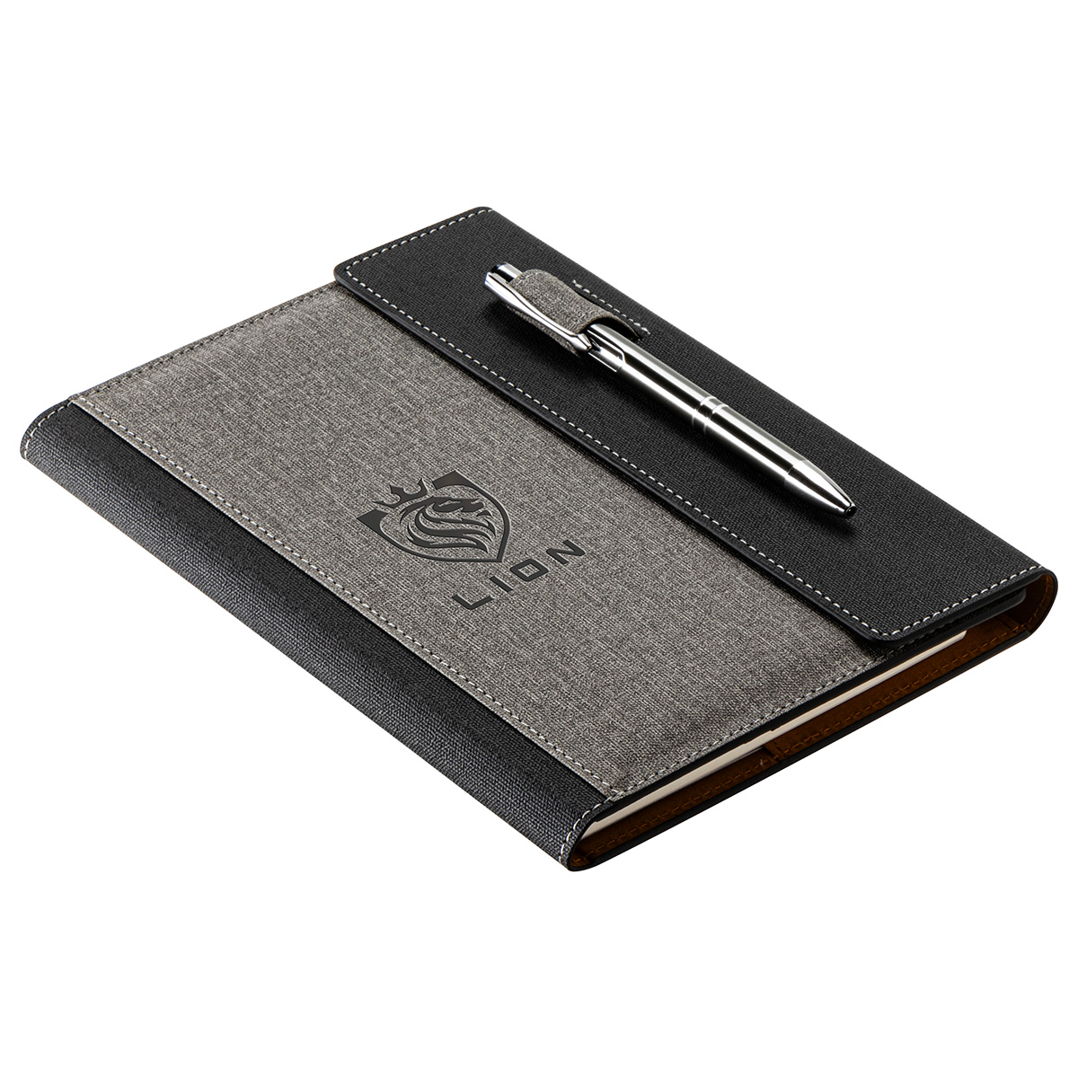 Folio Refillable Hardcover Journal with Card Pockets and Magnetic Closure 10