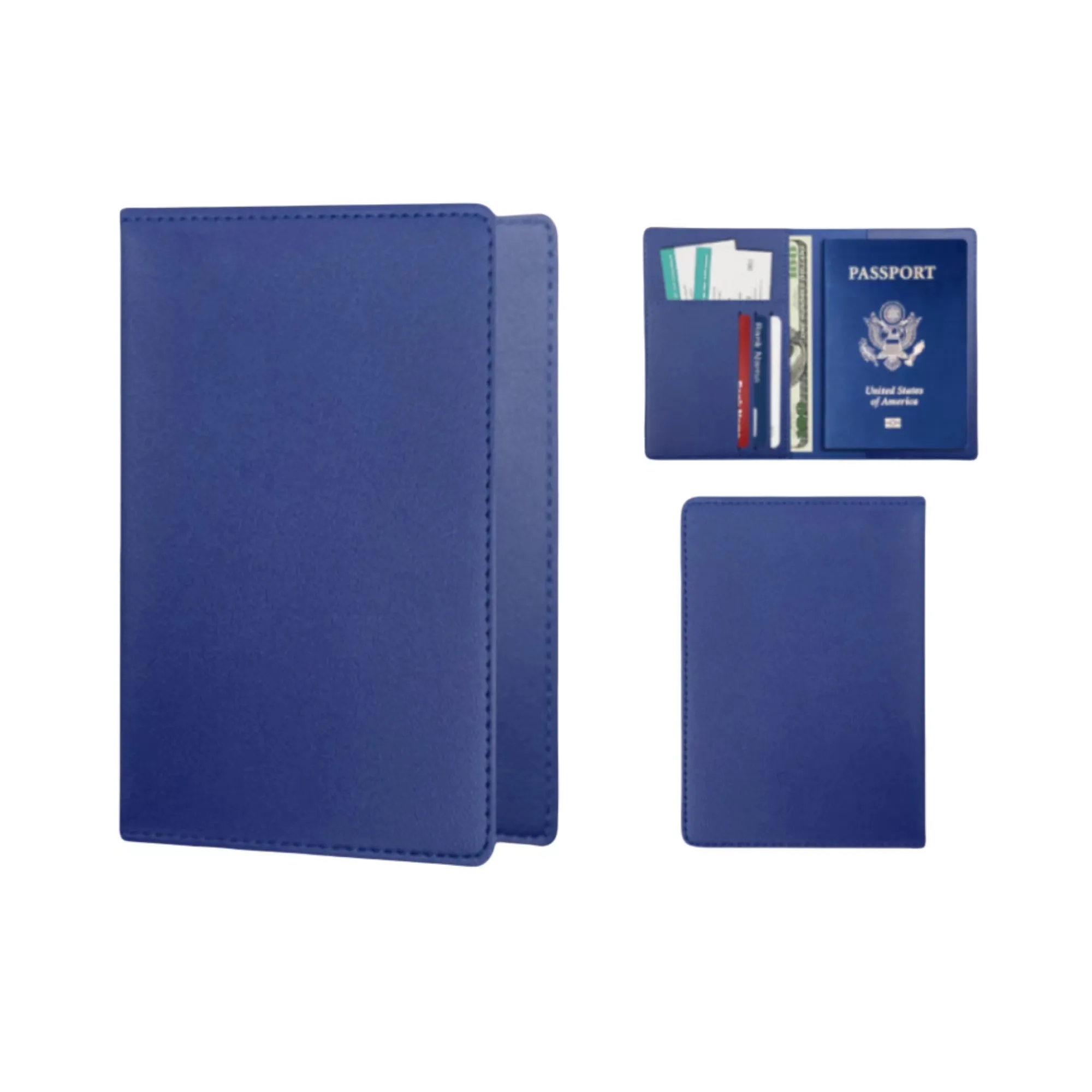Pu Leather Card Passport Cover 1