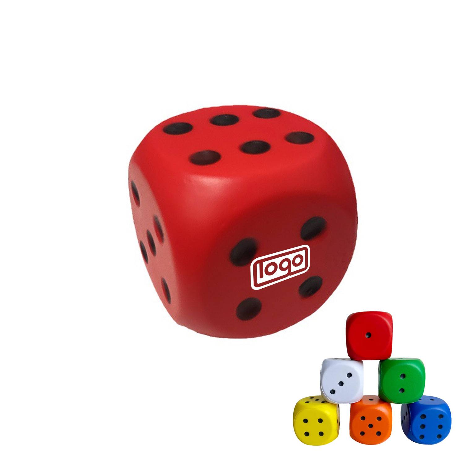 Creative pu stress dice 4