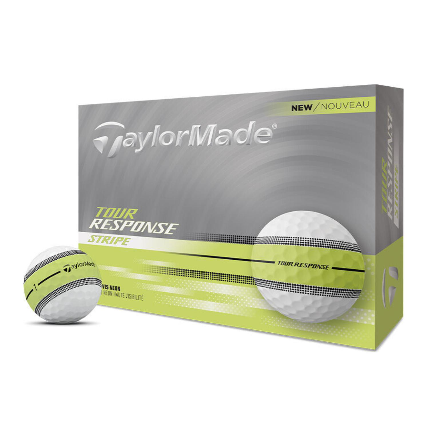 TaylorMade® Tour Response Hi-Vis Stripe Golf Balls 5