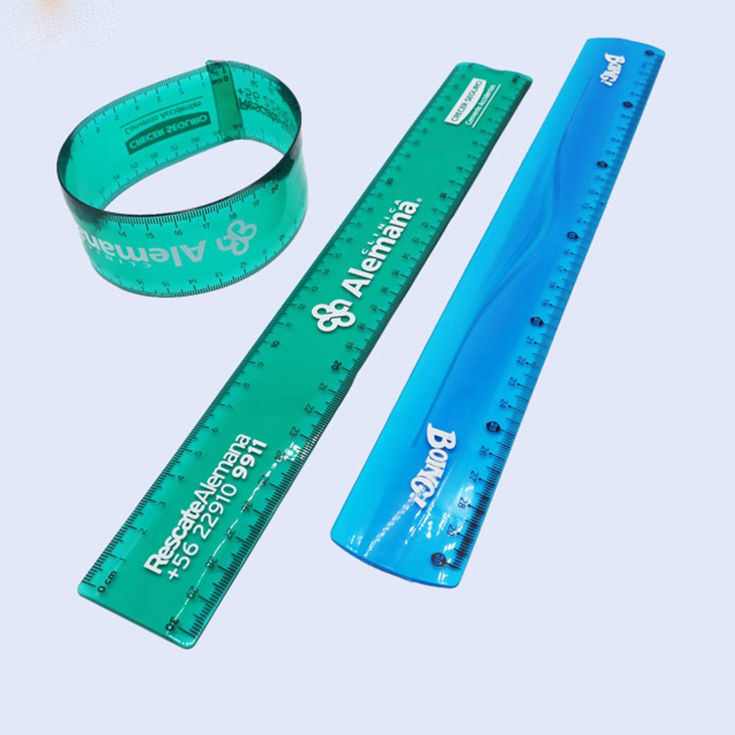 12"Flexible Plastic Ruler 4