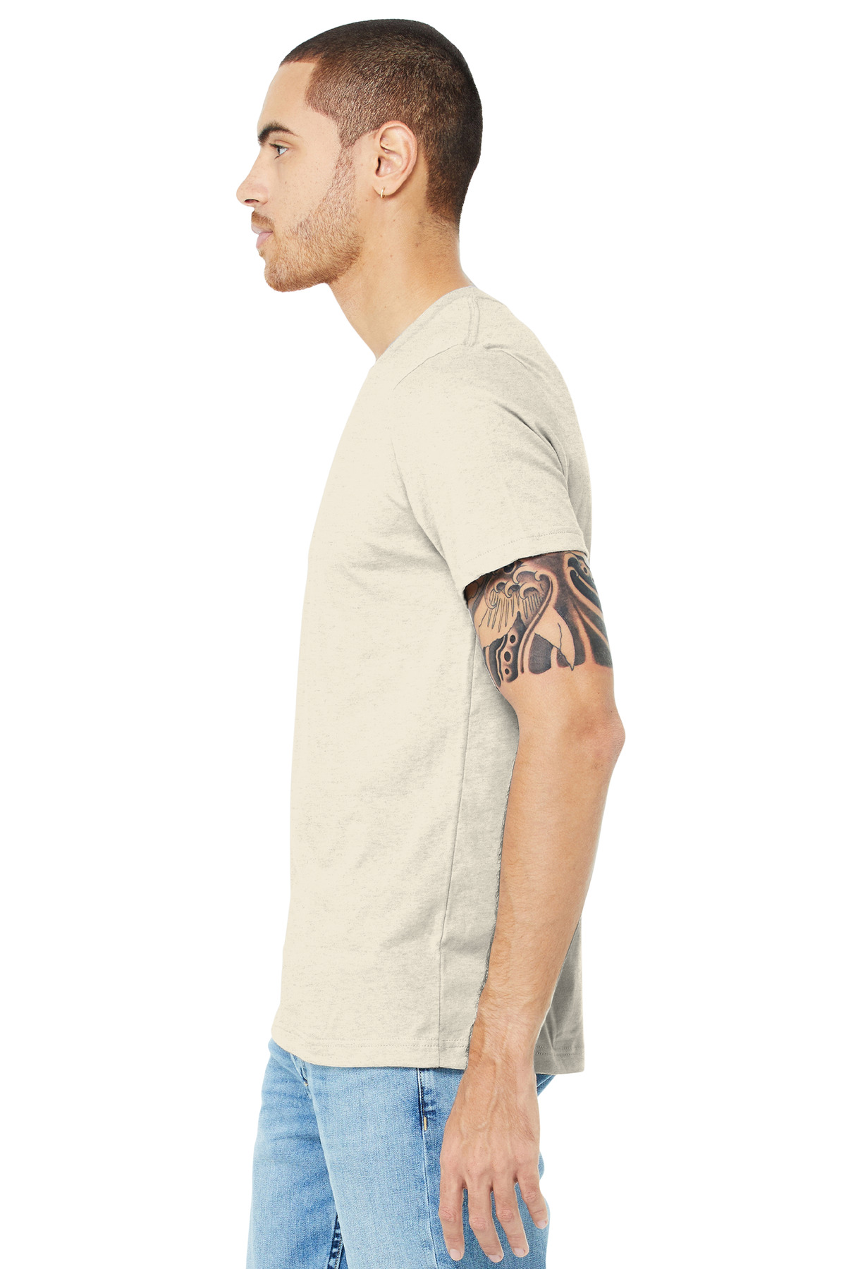BELLA+CANVAS® Unisex Heather CVC Short Sleeve Tee 25
