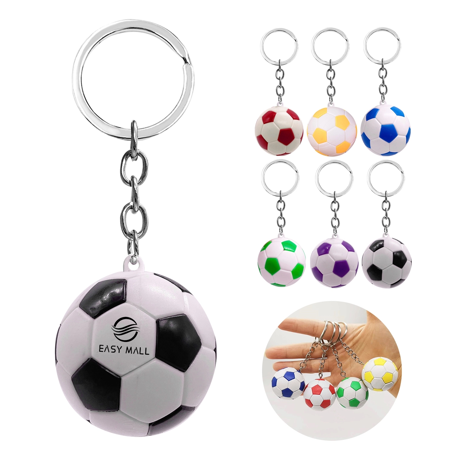 Mini Soccer Key Chain 2