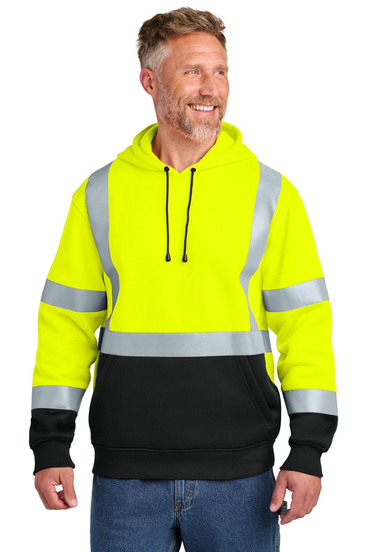 CornerStone ANSI 107 Class 3 Heavy-Duty Fleece Pullover Hoodie CSF301 13