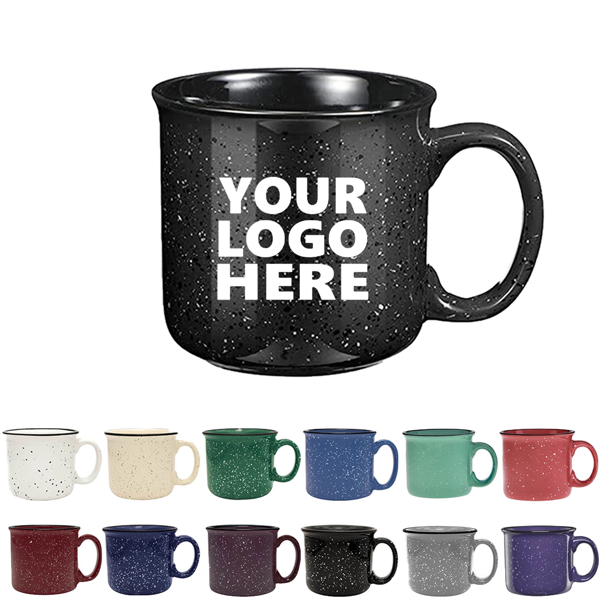 15 Oz. Ceramic Speckled Campfire Coffee Mug 2