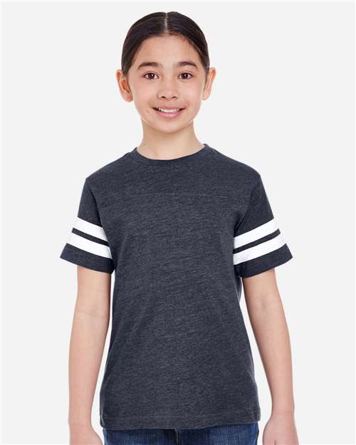 Youth Football Fine Jersey Tee - 6137 69