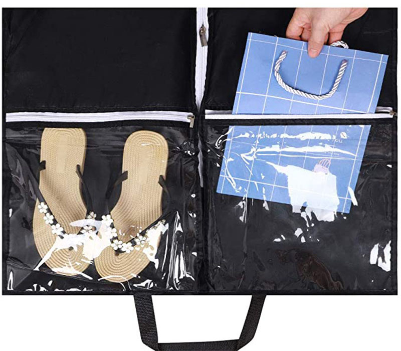 HangIng Clothes Storage Bag Garment Bag with 3 Pockets 3