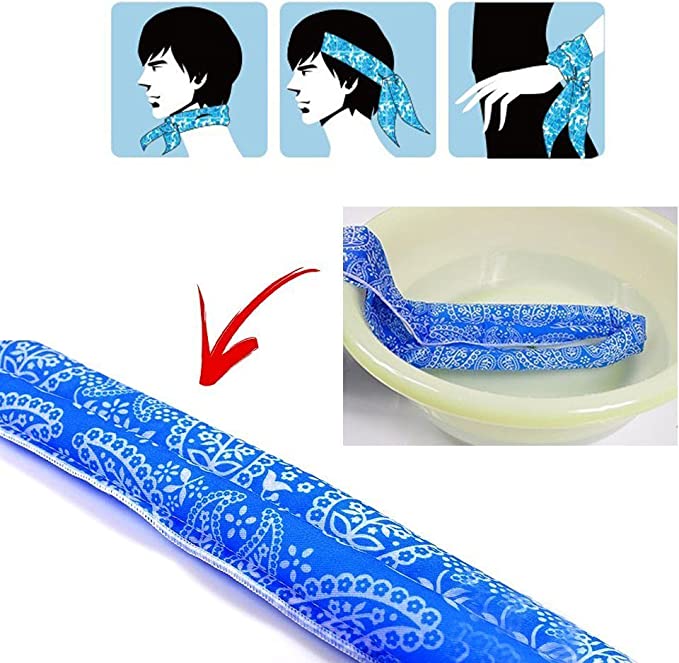 Ice Cooling Neck Wrap Scarf for Women Men Running /Hiking/Camping/Travel/Shopping 20