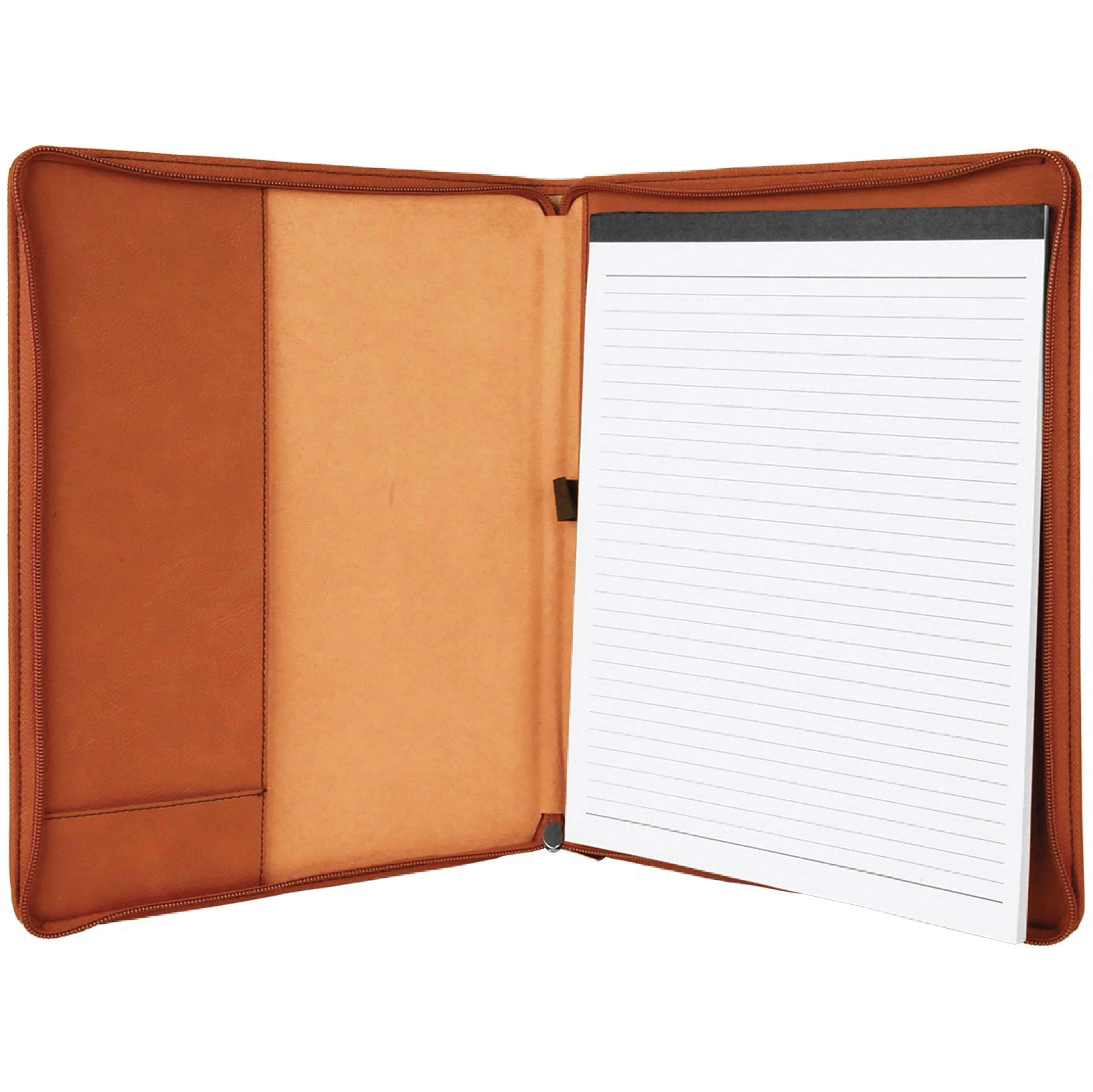 9" x 12" Leatherette Rawhide Portfolio with Zipper 5
