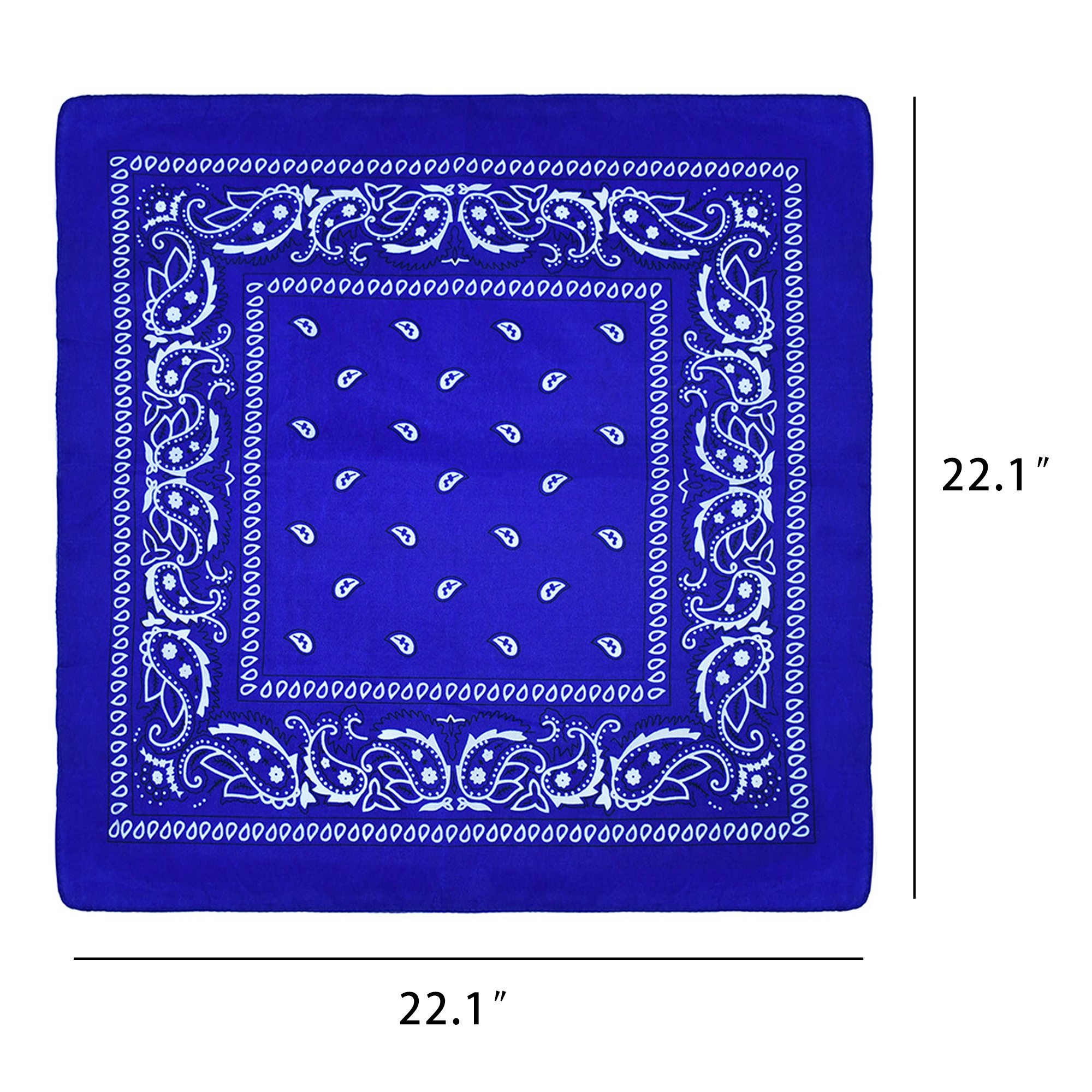 Cotton Square Scarf Bandana 2