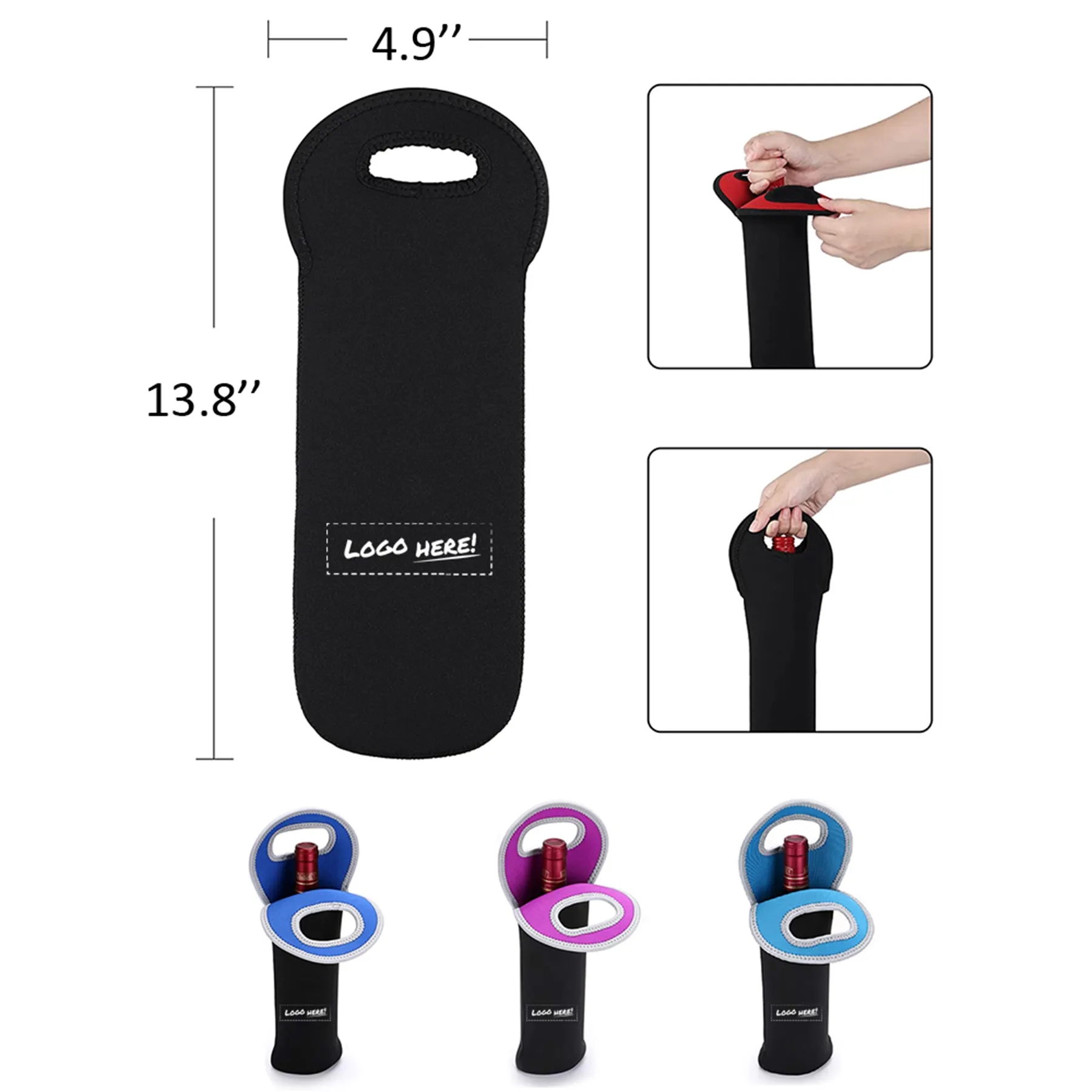Neoprene Wine Bag 4
