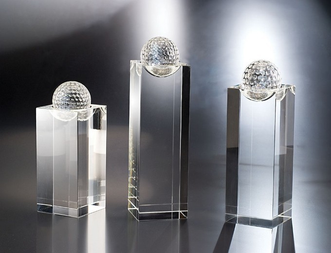 Designer Crystal Arvada Golf Award 2