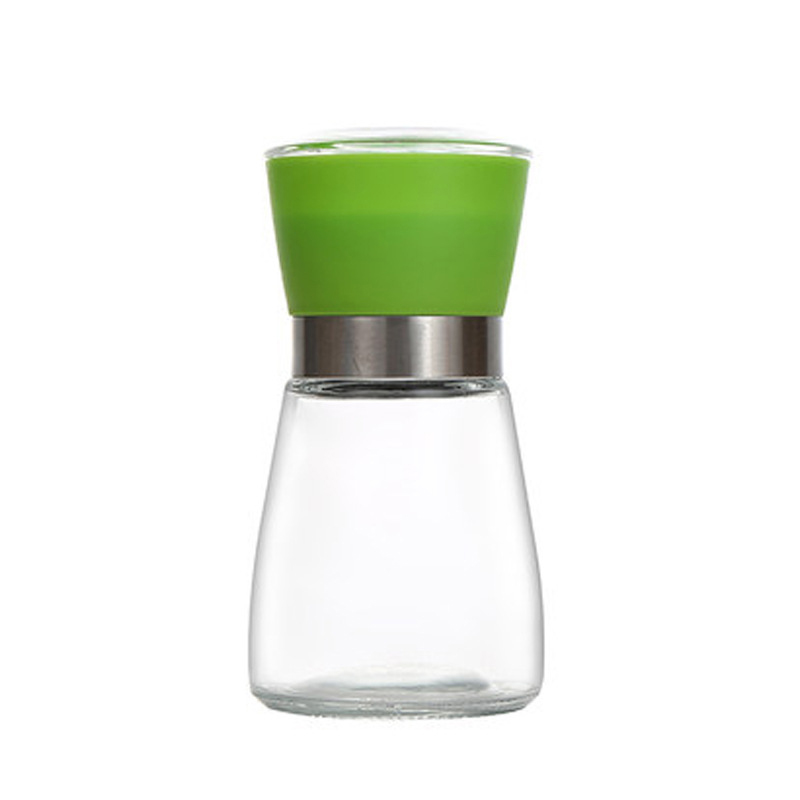 6OZ Manual Household Stainless Steel Grinder Dust-proof Lid Kitchen Dining Bottle 9