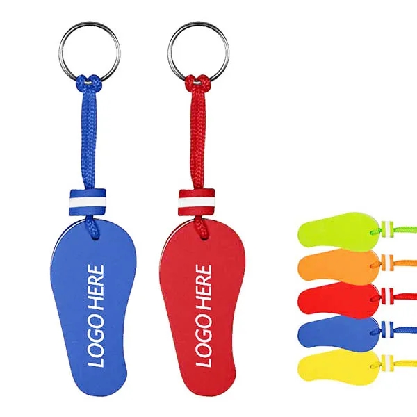 Floating Flip Flop Keychain 2