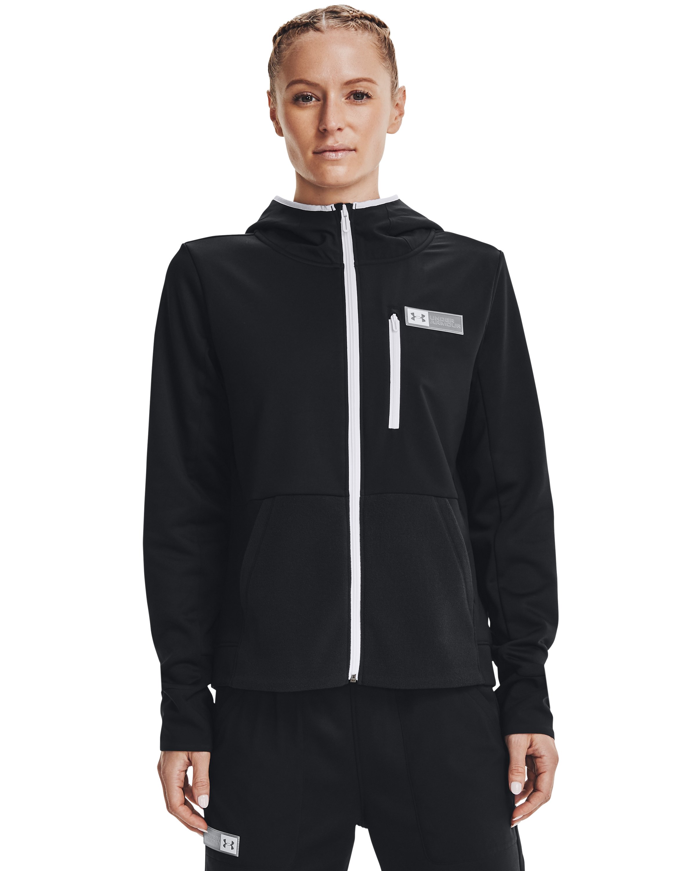 Women's UA Armour Plus Full-Zip Hoodie  1