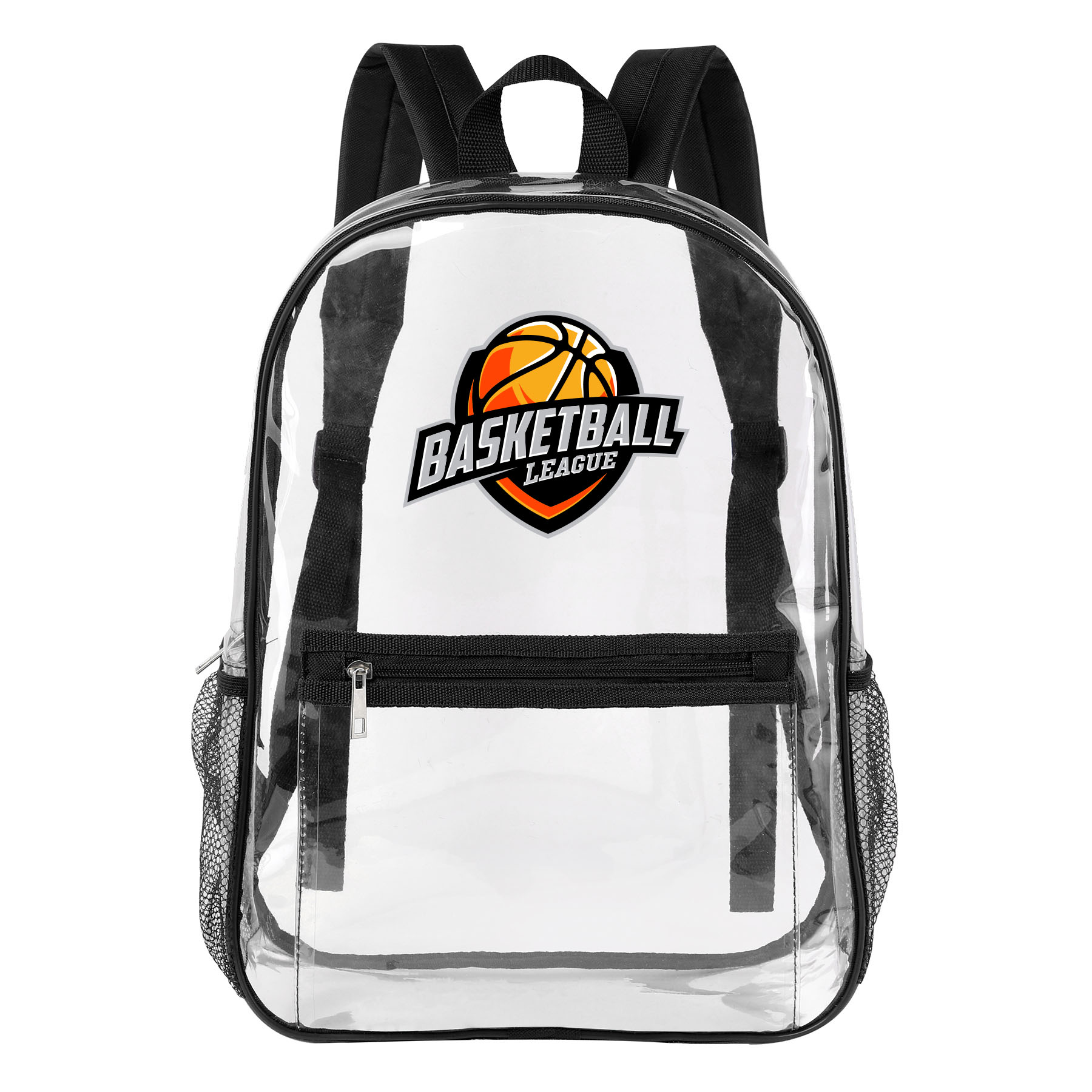 Heavy Duty Security Clear PVC School Backpack(Ocean) 8