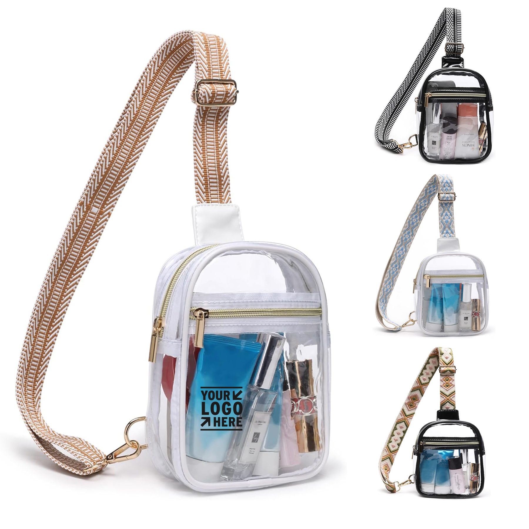Clear Stadium Sling Bag  2