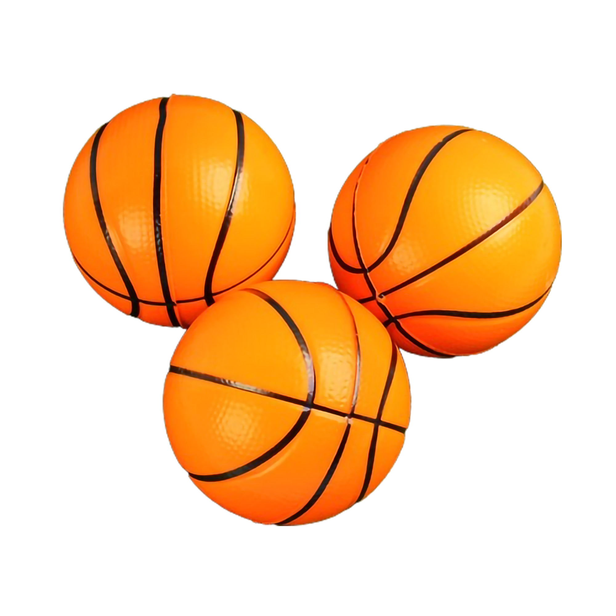 2.4" Basketball PU Foam Stress Reliever Ball MOQ50 6