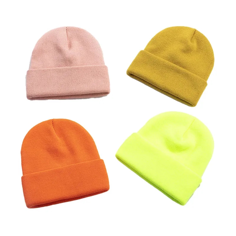 Acrylic Knit Hat Winter 5