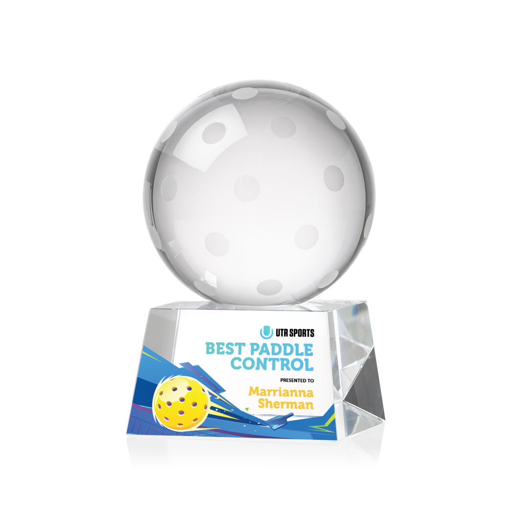 Pickleball VividPrint™ Award on Robson Base 8