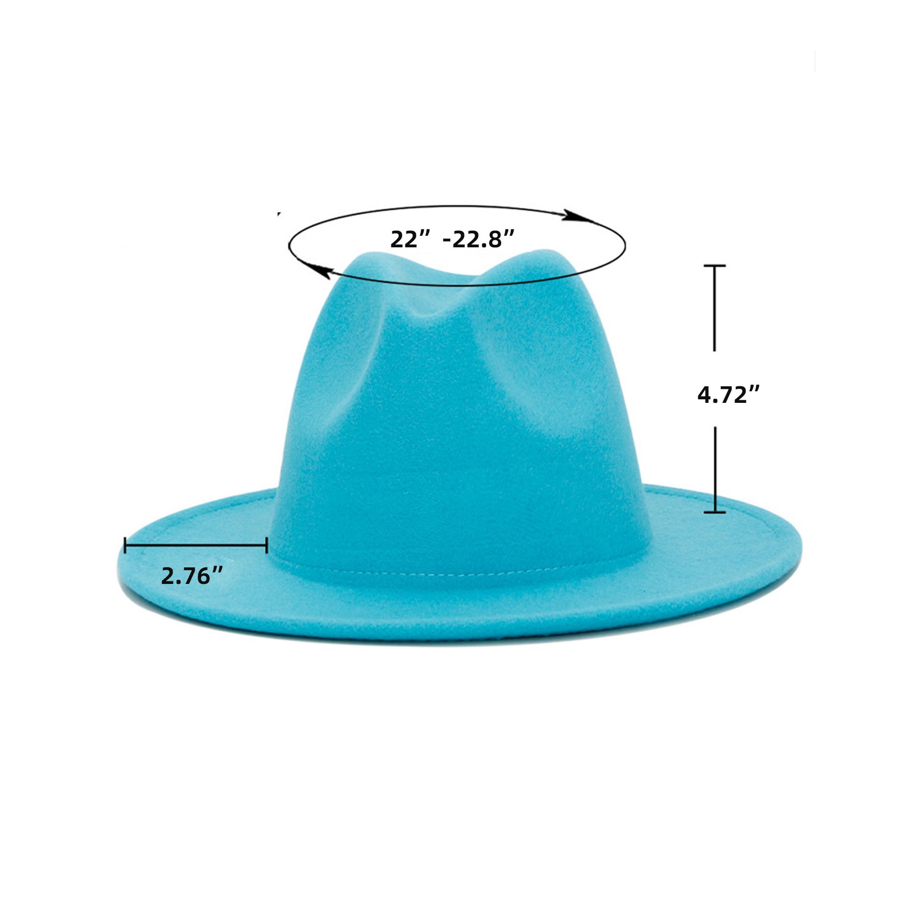 Classic Wide Brim Vintage Wide Brim Hat 2