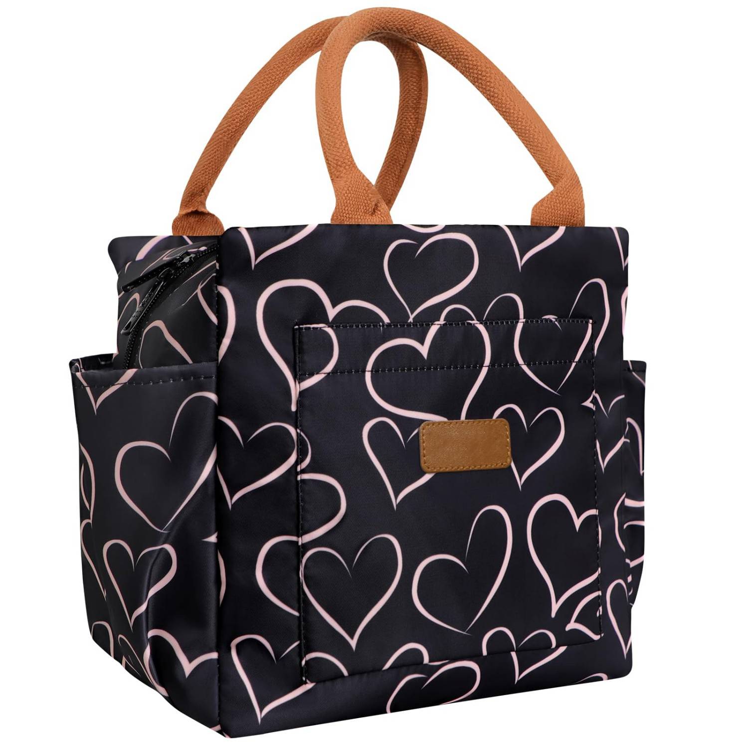 10L Leakproof Oxford Insulated Cooler Lunch Bag w/ Pockets 11