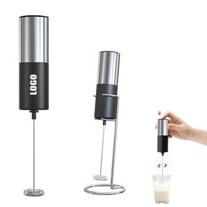 Silver Electric Coffee Mixer And Egg Whisk With Stand 20