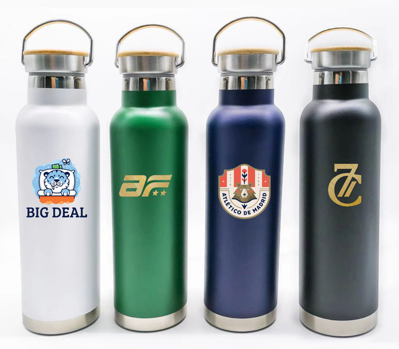 Double Wall Stainless Steel Tumbler with Bamboo Lid, 20 oz. 8